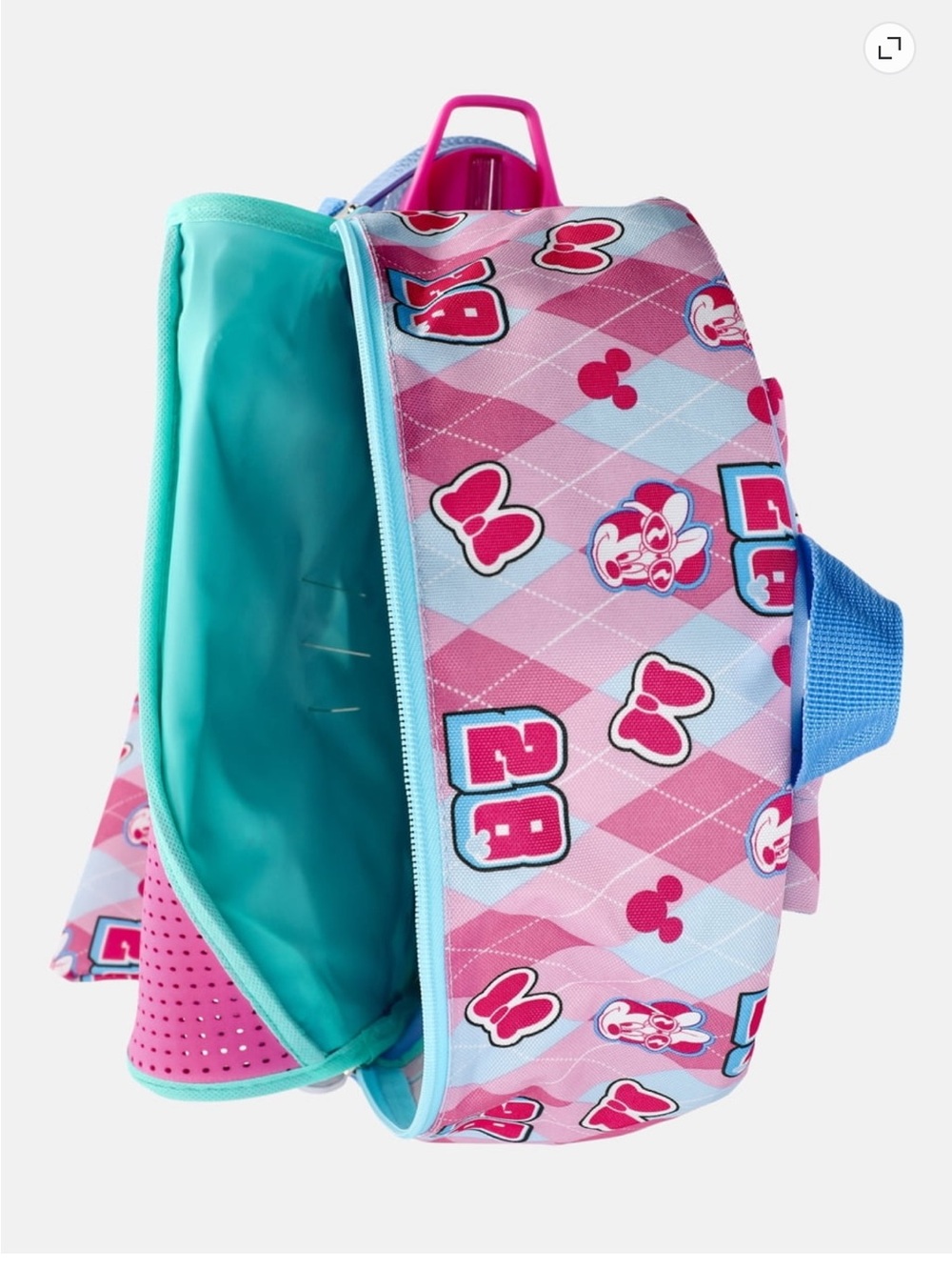 NWT Disney Minnie Mouse Backpack - Minnie Mouse & Daisy Bookbag - 6 Piece Set - Picture 5 of 7